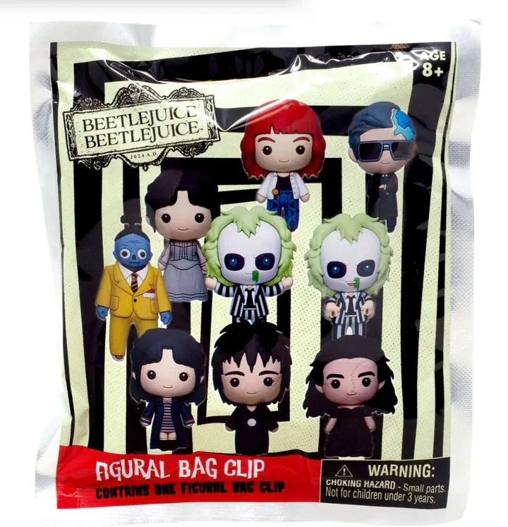 Beetlejuice Beetlejuice Figural Bag Clip Series 1