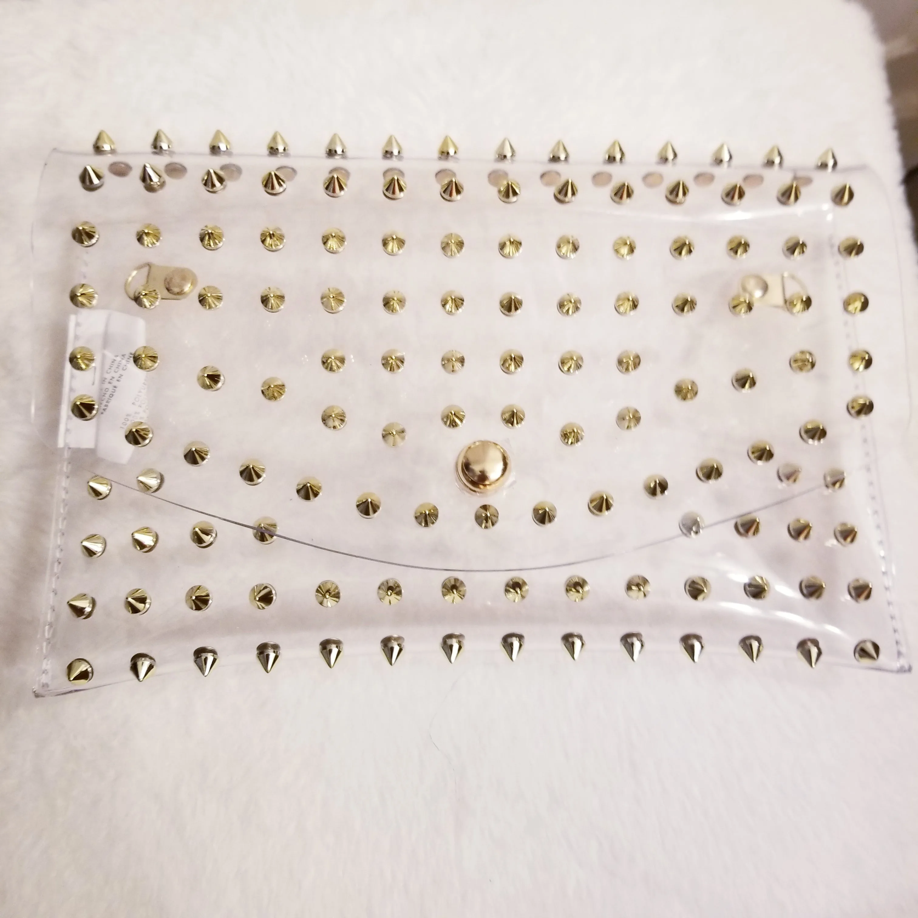 Gold and Clear Purse
