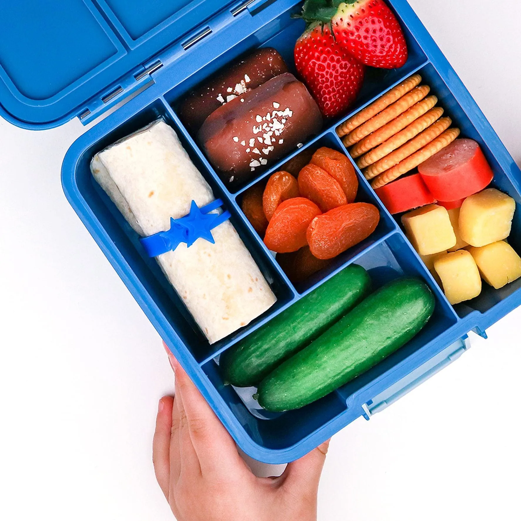 Lunch Punch Silicone Wrap Bands (Set of 5) BLUE
