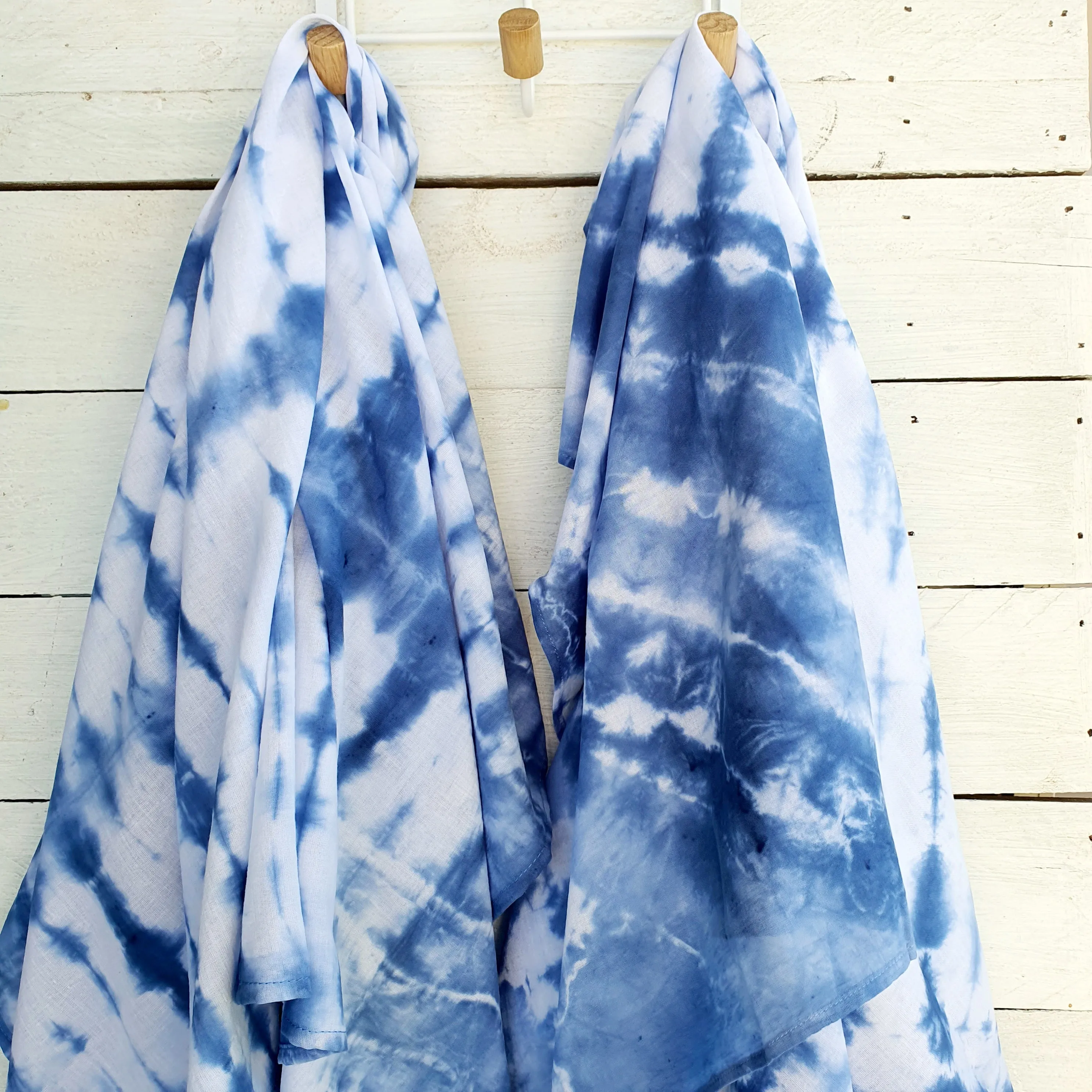 Muslin Swaddle - Hand Dyed - Shibori - Extra Large
