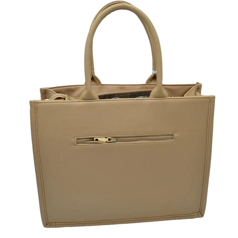 Quilted Fashion Satchel Tote Bag