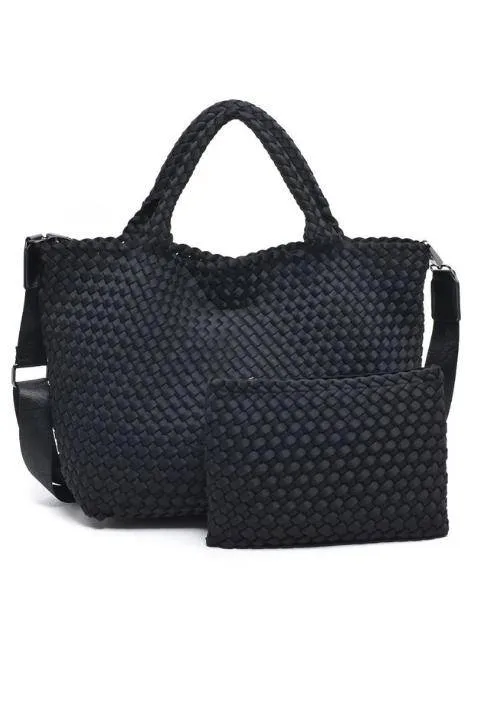 Sky's The Limit - Medium Woven Neoprene Tote