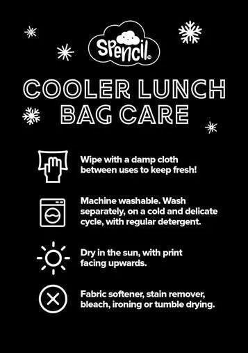 Spencil Insulated Lunch Bag with Chill Pack - Shock Waves